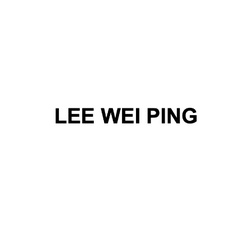 LEE WEI PING profile